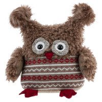 Игрушка декор. "Сова" 21см цв.коричн.арт.813400