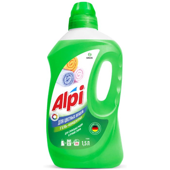 Гель для стирки Alpi color gel 1,5л для цветного белья арт.112603