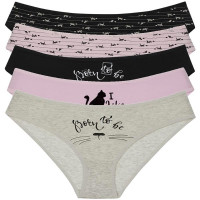 Трусы для девочки арт.51711178B размер 40/164-170 (14-15лет) 100% хлопок цвет ассорти
