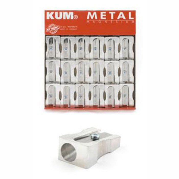 Точилка металлическая (KUM) клиновидная с поперечными гранями 1 отверстие арт.К-400-1К (Ст.12)