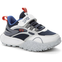 Кроссовки для мальчика (CROSBY) синий/белый верх-искуственная кожа+сетка подкладка-текстиль артикул  247320/01-02