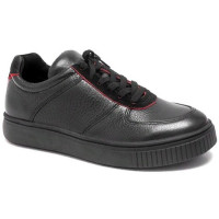 Полуботинки для мальчика (Шаговита) черные верх-натуральная кожа подкладка-натуральная кожа артикул 21СМФ 51397