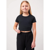 Футболка для девочки арт.CLE 856874шл размер 34/134-42/158 цвет черный