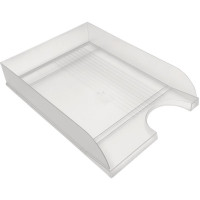 Лоток для бумаг литой 1 секция прозрачный deVENTE арт.3041800