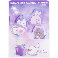 Клейкая бумага для заметок 70x92 мм, 70x82 мм и 70x58,5 мм (deVENTE) deVENTE. Ghost Meow арт.2010522