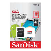 Карта памяти 16GB microSD SanDisk microSDHC Class 10 Ultra Android