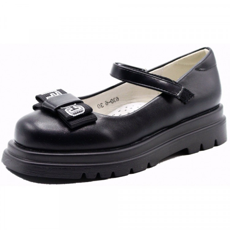 Туфли для девочки (CAMIDY) черные верх-искусственная кожа подкладка-искусственная кожа артикул tom-630-6