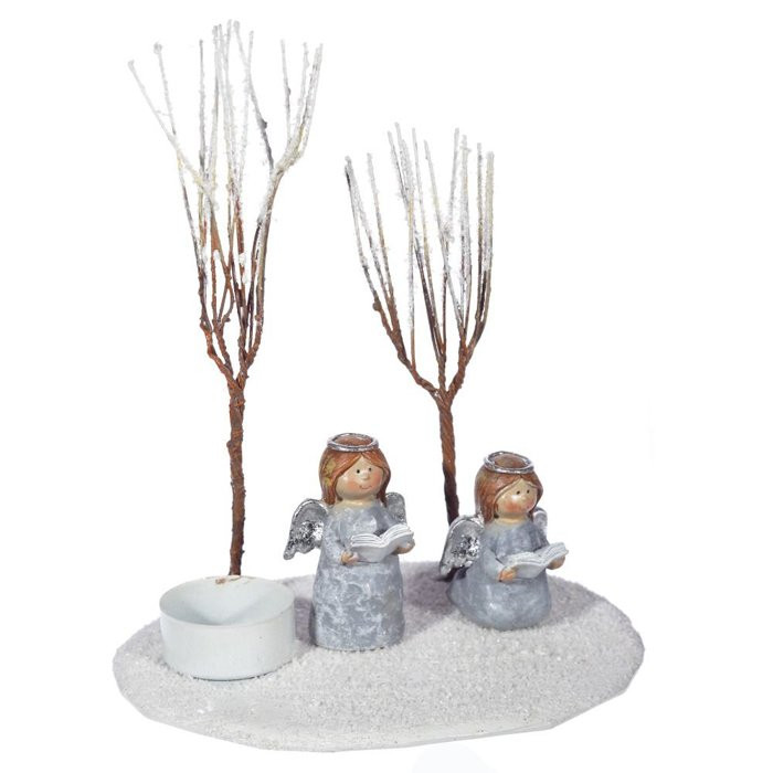 Подсвечник "Ангел" 17,5см арт.721123