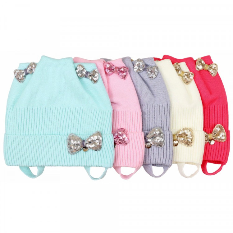 яяяШапка демисезоная для девочки (Полярик) арт.F-98-72 размер 50-52 цвет в ассортименте