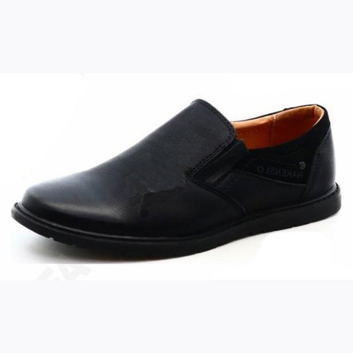 Туфли для мальчика (HAKENSLO) черные верх-искусственная кожа подкладка-искусственная кожа размерный ряд 36 арт.RC214_B122-85