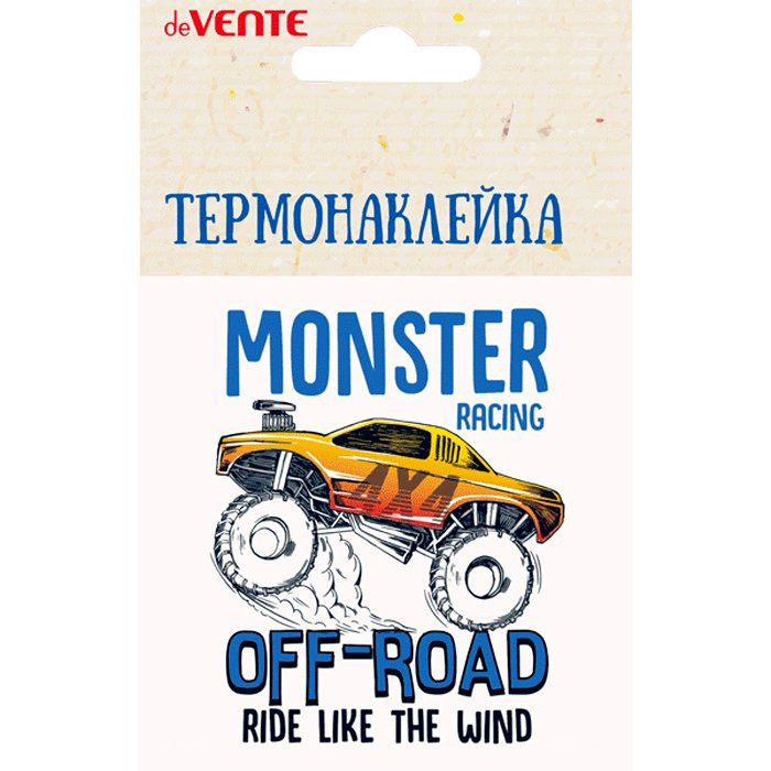 Термонаклейка для текстиля (deVENTE) Monster off-road арт.8002152