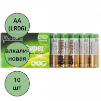 Батарейки GP Super LR06 (АА) алкалиновые BL10 (Ст.10)