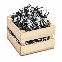 Наполнитель для коробок 50гр "Инь Янь" тишью цв.чёрно-белый арт.9567756