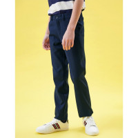 Брюки для мальчика (Bremer) Дасти зауженный силуэт размер 32/140-44/176 цвет синий