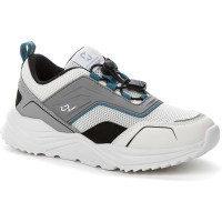 Кроссовки для мальчика (CROSBY) белый/серый верх-искуственная кожа+сетка подкладка-текстиль артикул  247064/04-03