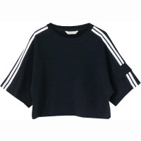 Футболка для девочки арт.Deloras 22235 размерный ряд 34/134- 44/164 цвет черный