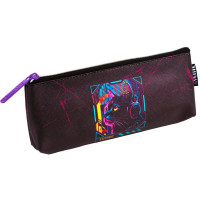 Пенал-косметичка 1 отделение кожзам (deVente) Label. Cyber Cat 210x80x35мм арт.7026503