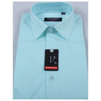 Сорочка подростковая приталенная длинный рукав размер 36/158-164(XXS)-41/176-182 (XL) цвет мята Brostem арт.4704AX**