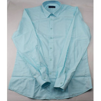 Сорочка подростковая приталенная длинный рукав размер 36/158-164(XXS)-41/176-182 (XL) цвет мята Brostem арт.4704AX**