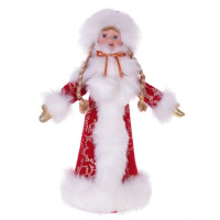 Игрушка декор. "Снегурочка с ёмкостью для подарков" 39см арт.237953