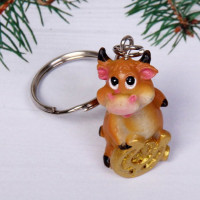 Брелок "Бычок Гаврюша с монетками" 04см арт.541-241