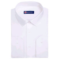 Сорочка детская длинный рукав размерный ряд 28/116-122-36/158-164 цвет белый Brostem арт.TC2d