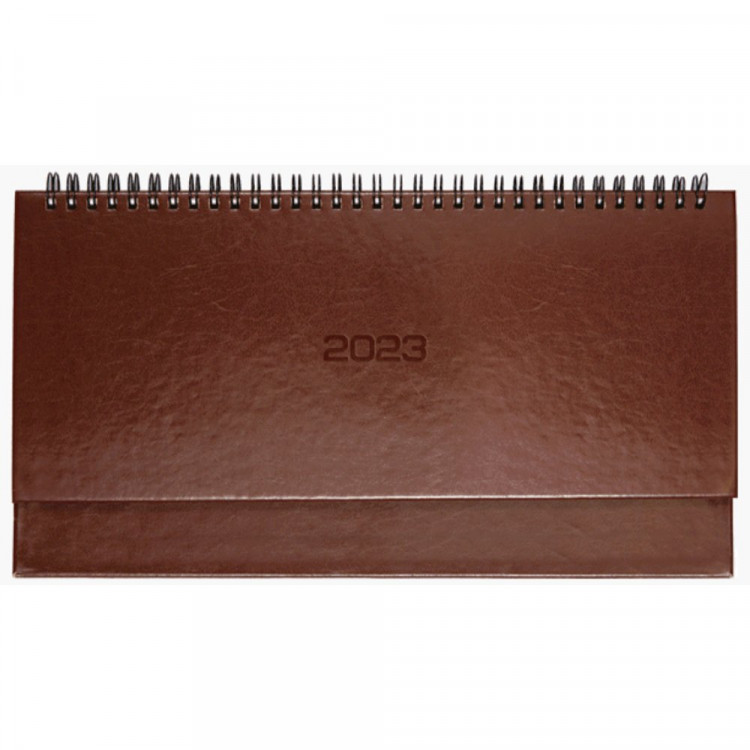 юПланинг 2023 к/з deVENTE "Visa" коричневый, 64л, евроспираль арт.2039343