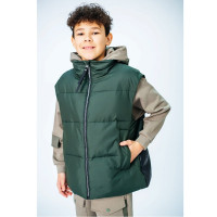 Бомбер для мальчика (DELORAS) арт.55412 размер 34/134-44/164 цвет темно-хаки