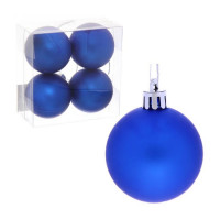 Набор шаров 05см 04шт/наб. "Матовый" цв.синий арт.183-854