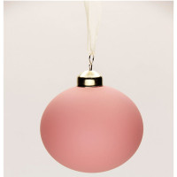 Шар пластик 08см матовый цв.розовый щербет 104 арт.РШ2104