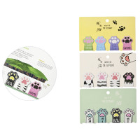 Закладка-магнит (Mazari) Лапки 4 штуки 4х3см ассорти арт.M-3383