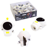 Точилка пластиковая (deVENTE) Cosmic 1 отверстие покрытие Soft Touch арт.8031407