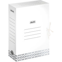 Короб архивный А4 г/карт 80мм на завязках серый с узорами арт.1792163 (Ст.40)