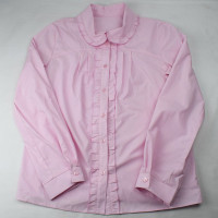 Блузка для девочки (Топтышка) длинный рукав цвет розовый арт.072 размерный ряд 32/128-40/152