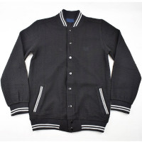 Бомбер для мальчика (UNIKKIDS) арт.UK-1053 размерный ряд 40/152-46/176 цвет черный