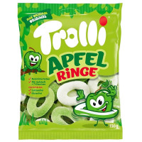 Жевательный мармелад Trolli Apfelringe 150гр  (Ст.21)