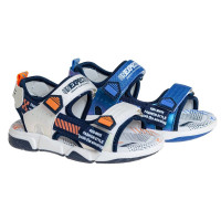 Сандалии для мальчика (Сказка) в ассортименте верх-текстиль подкладка-натуральная кожа размерный ряд 26-31 арт.R562260637W/BL