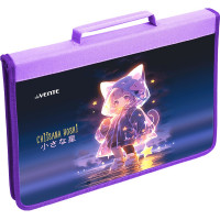 Папка-пенал школьная для труда А4 с ручкой на молнии (deVENTE) Chiisana Hoshi арт.8057570