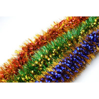 Мишура 2м №28 75+75мм "Микс" цвет ассорти  (Ст.10/40)