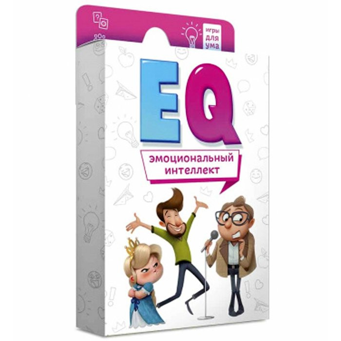 Игра настольная карточная Серия Игры для ума.EQ Эмоциональный интеллект 40 карточек.Геодом  арт.4607177458083