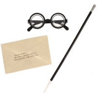Набор карнавальный "Волшебник Гарри" (очки,палочка,письмо) арт.5169381