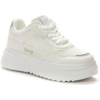 Кроссовки для девочки (CROSBY) белый/сиреневый верх-сетка/искусственная кожа+сетка подкладка-текстиль  артикул 247128/06-01