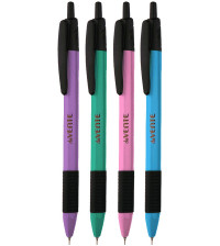 Ручка шариковая автомат (deVENTE) непрозрачный корпус Triolino Pastel синий, 0,7мм, масло арт.5070327 (Ст./432)