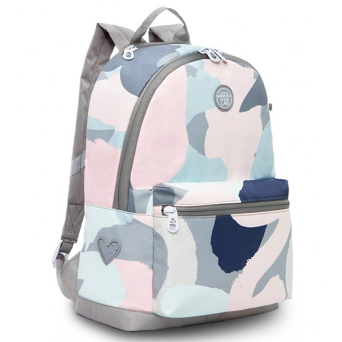 Рюкзак для девочки (Grizzly) арт.RO-272-10/1 краски 26х38х12 см