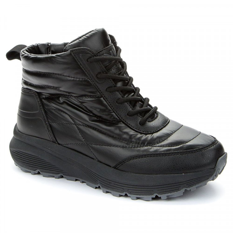 Ботинки для девочек зимние (CROSBY) черный верх-искусственная кожа подкладка -искусственная шерсть артикул 438110/01-01