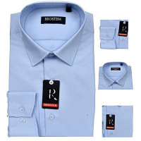 Сорочка детская короткий рукав размерный ряд 29/116-122-36/158-164 цвет голубой Brostem арт.MO4706ds