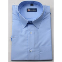 Сорочка детская короткий рукав размерный ряд 29/116-122-36/158-164 цвет голубой Brostem арт.MO4706ds