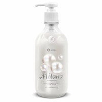 Туалетное мыло-крем 500мл жидкое дозатор Milana жемчужное Grass арт.126200