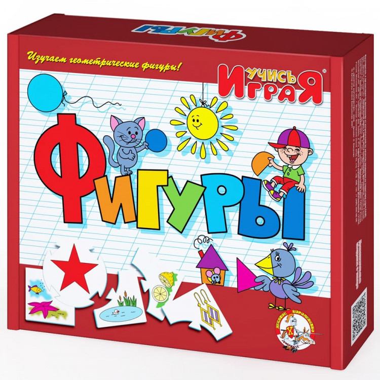 Игра настольная Учись играя Фигуры (ДК) арт 00058