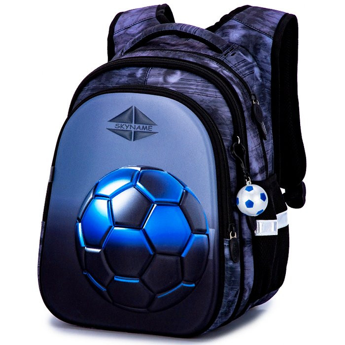 Рюкзак для мальчика школьный (SkyName) + брелок 30х16х37см арт.R1-029